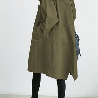 Timeless Women's Double Breasted Hooded Coat