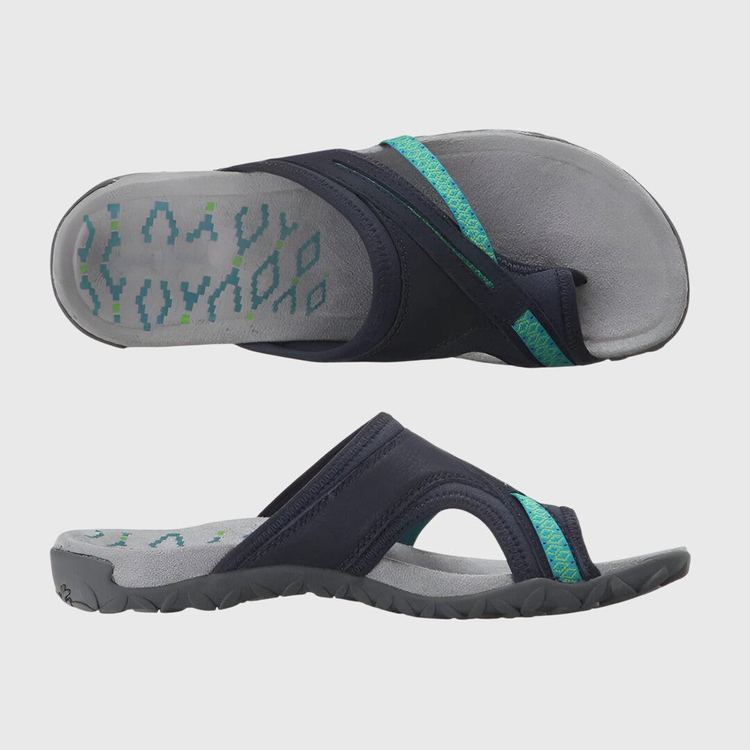 Green Comfortable Walking Sandals