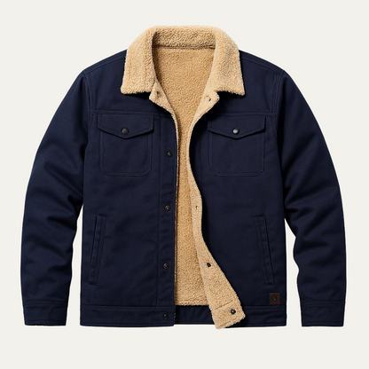 Waterproof Men's Fleece Jacket - Warm Outdoor Coat