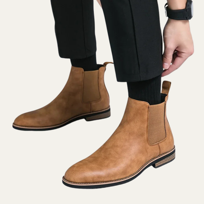 Classic Men's Slip On Chelsea Ankle Boots