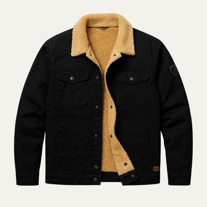 Waterproof Men's Fleece Jacket - Warm Outdoor Coat - Nocini