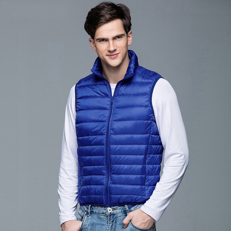 Warm Padded Mens Vest Zip Up Jacket - Nocini