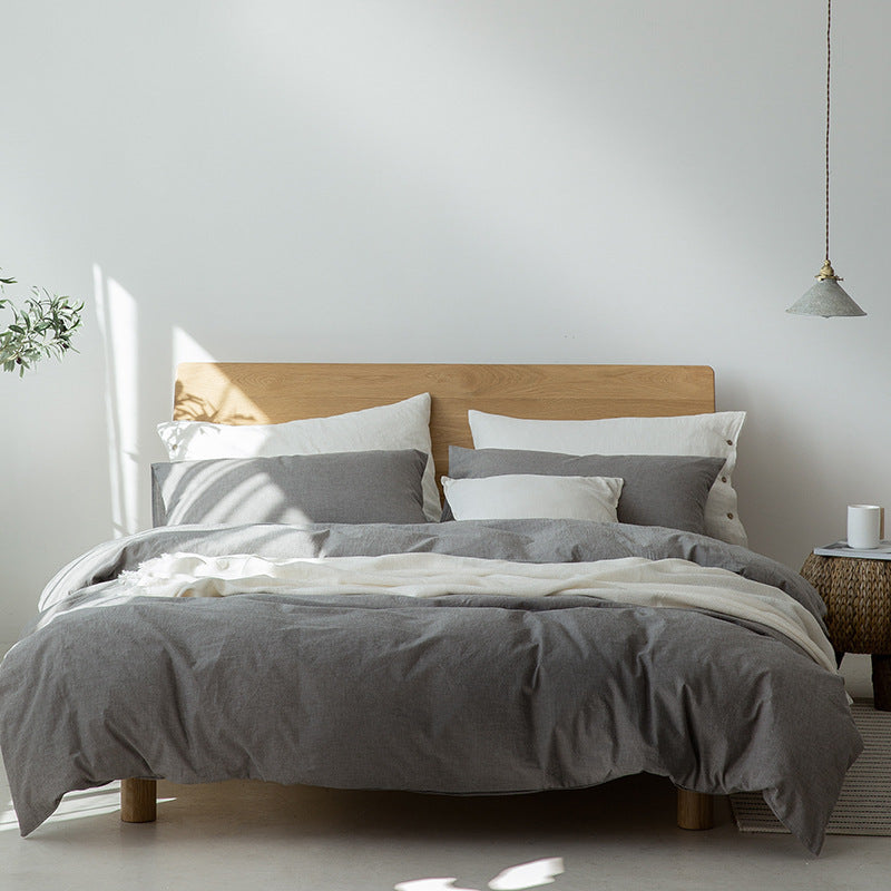 Japanese Style Cotton Duvet Cover Set