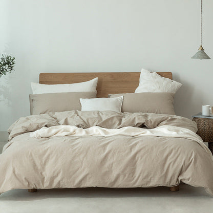 Japanese Style Cotton Duvet Cover Set