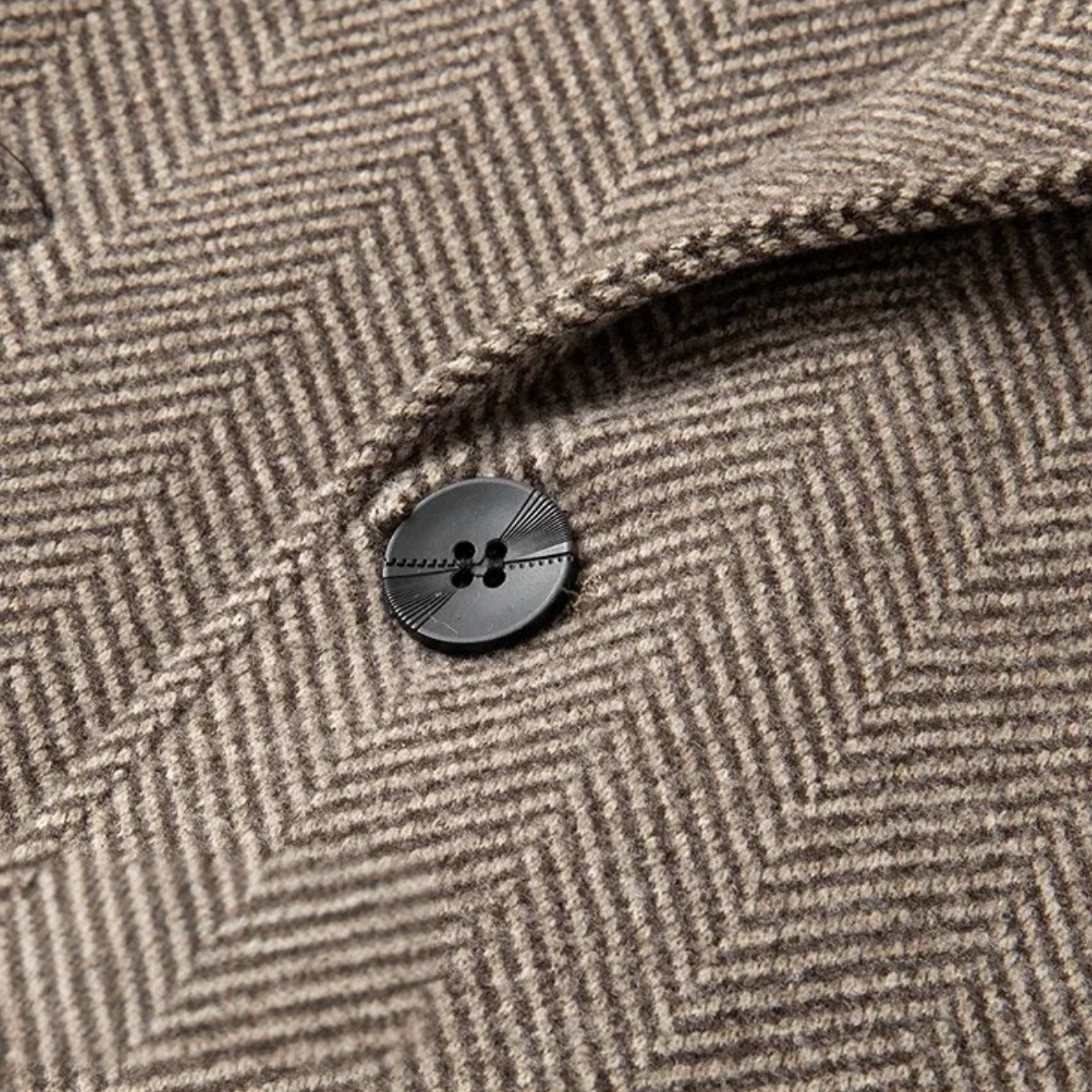 Classic Men's Slim Fit Wool Coat