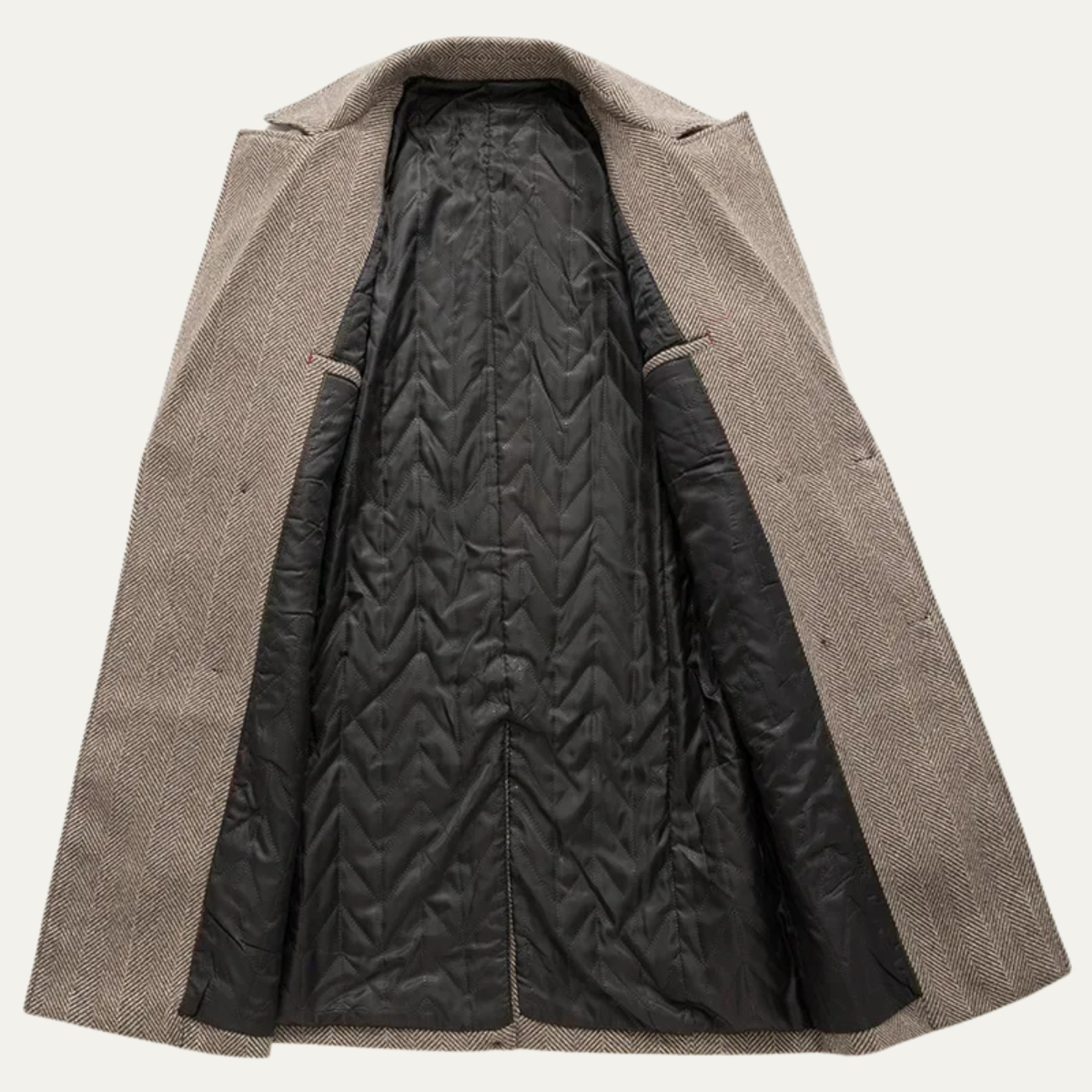 Classic Men's Slim Fit Wool Coat