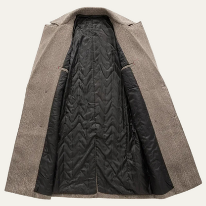 Classic Men's Slim Fit Wool Coat