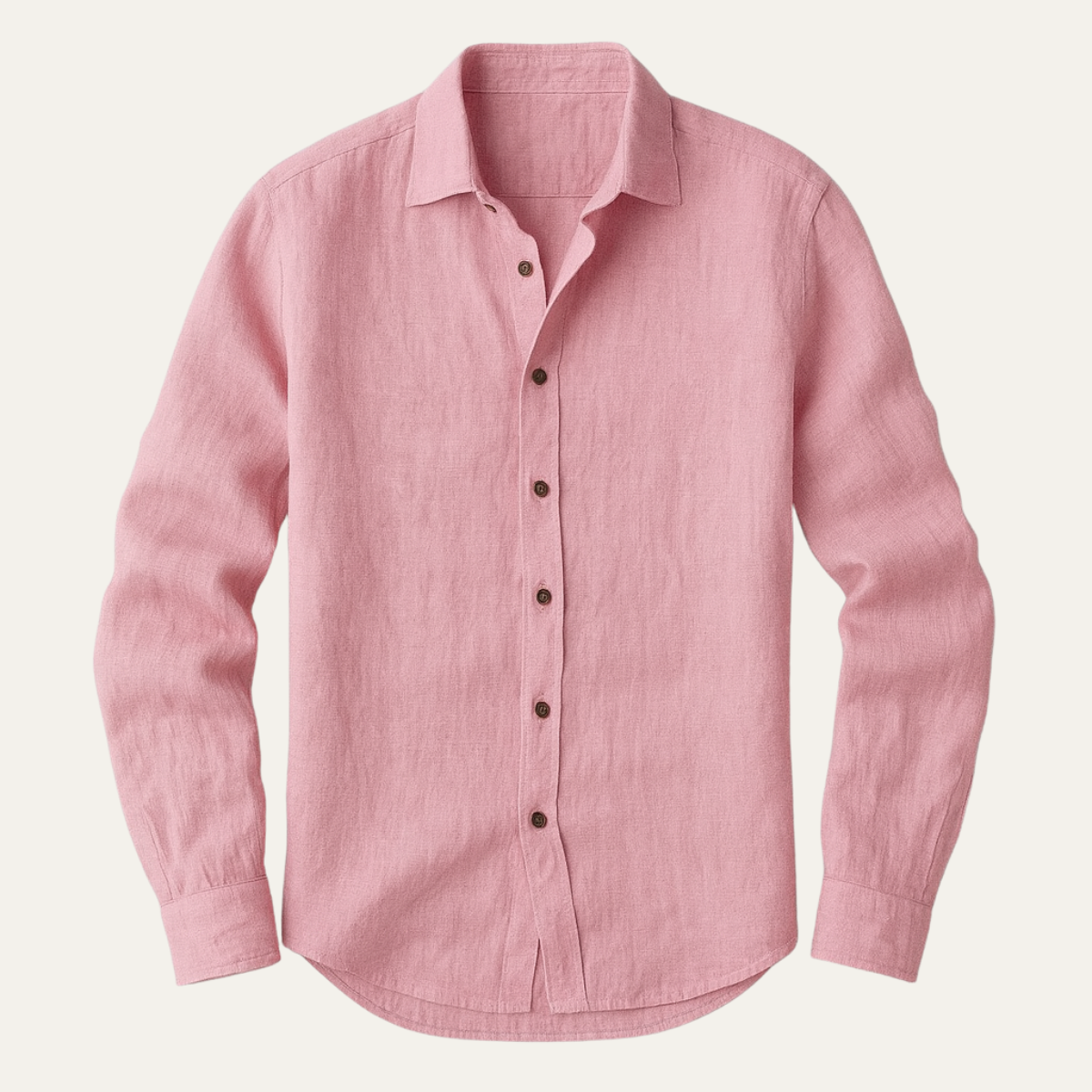 Classic Men's Relaxed Fit Linen Shirt