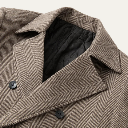 Classic Men's Slim Fit Wool Coat