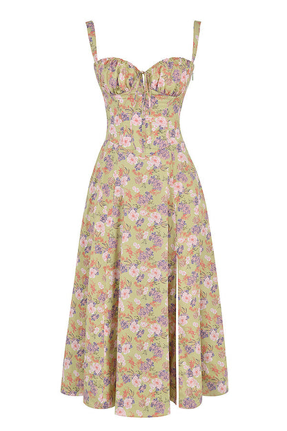 Slimming Fit Floral Bodycon Dress