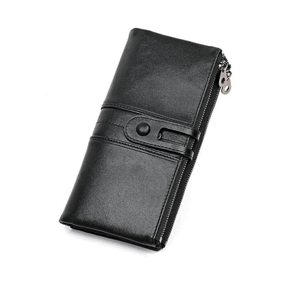 Luxury Women's Large Leather Clutch Purse