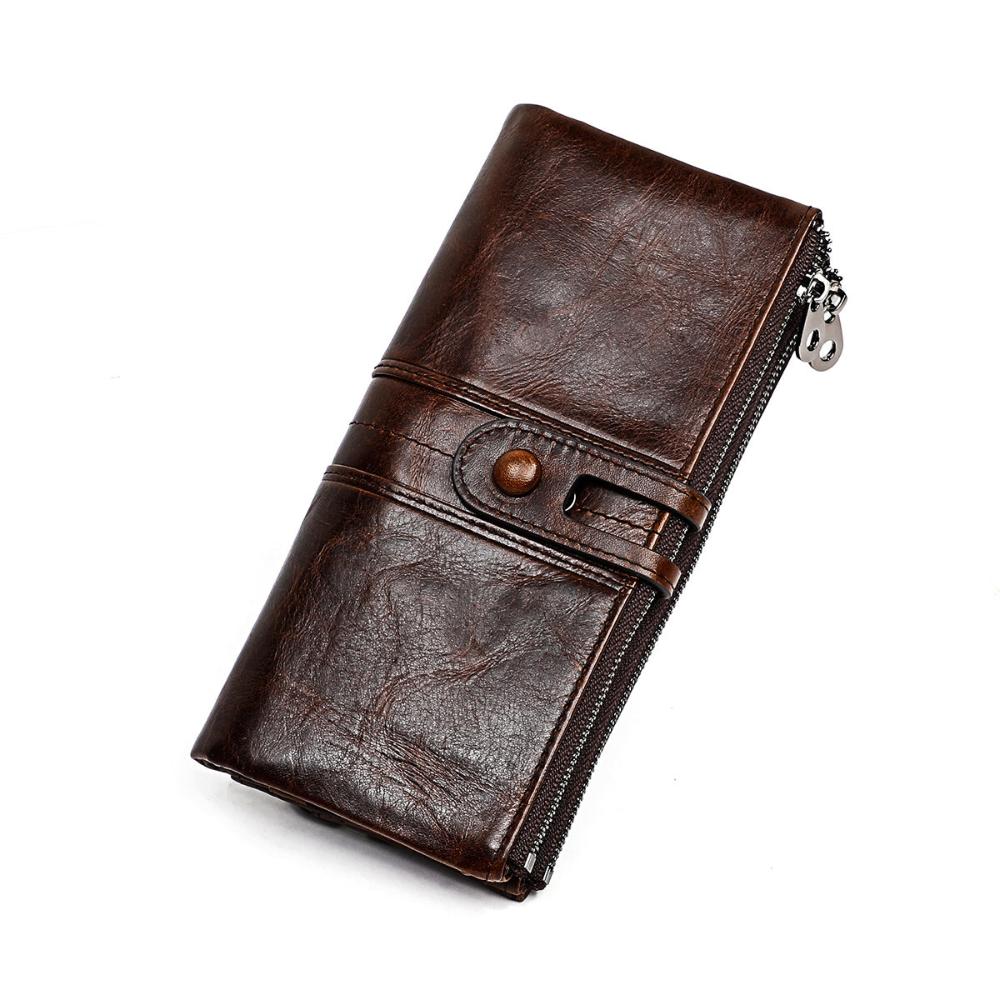 Luxury Women's Large Leather Clutch Purse