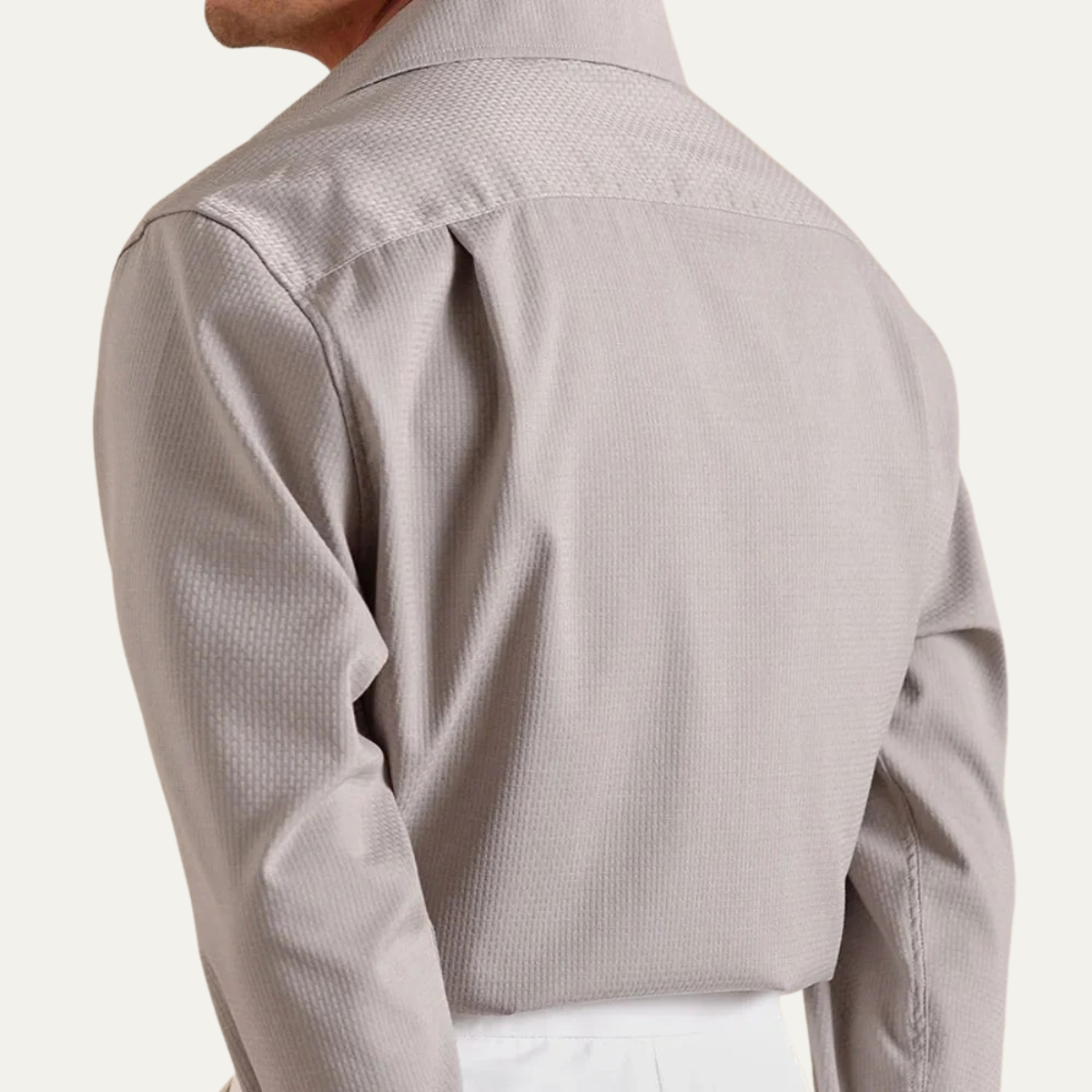 Classic Fit Men's Dress Shirt - Slim Style Business Shirt