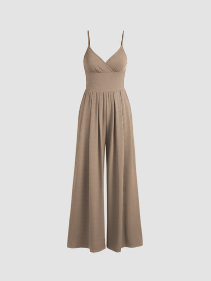 Summer Strapless Wide Leg Jumpsuit for Women