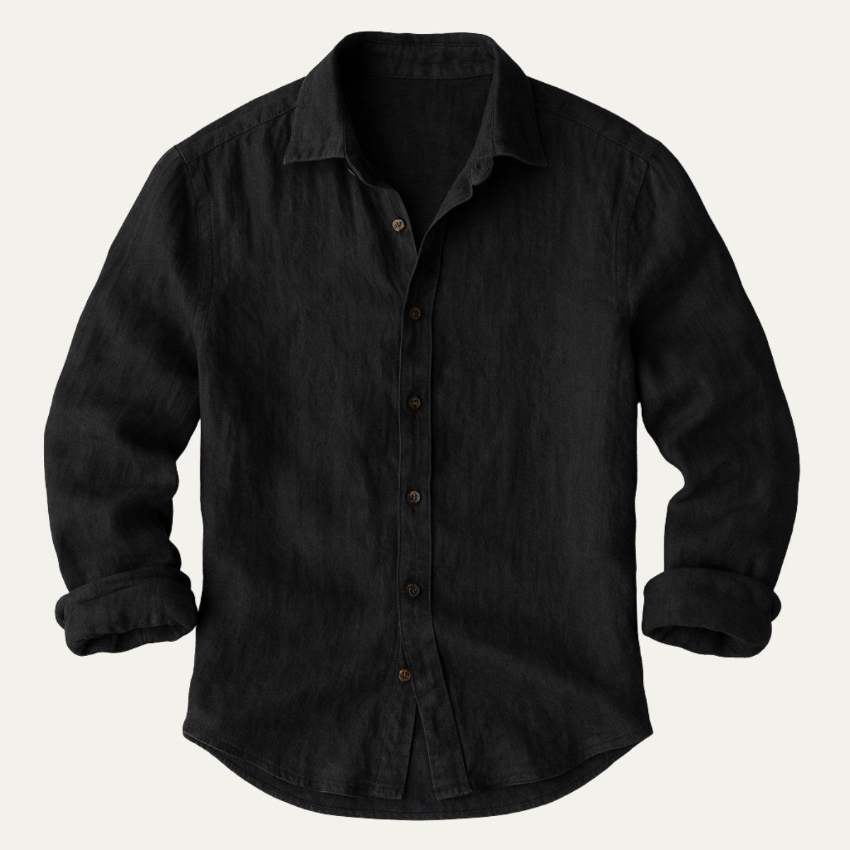 Classic Men's Relaxed Fit Linen Shirt