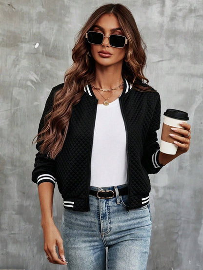 Fashionable Short Bomber Jacket