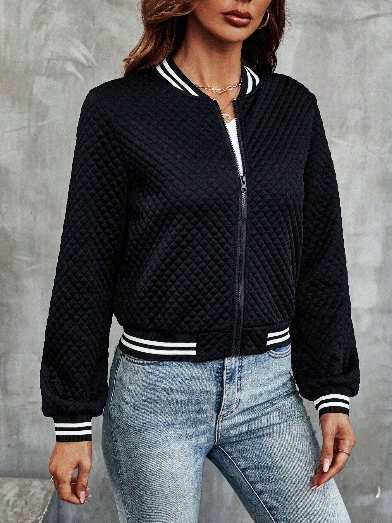 Fashionable Short Bomber Jacket