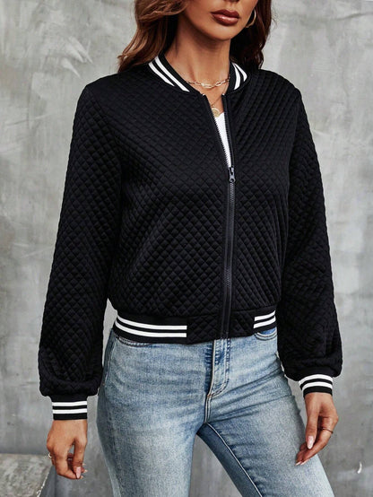 Fashionable Short Bomber Jacket