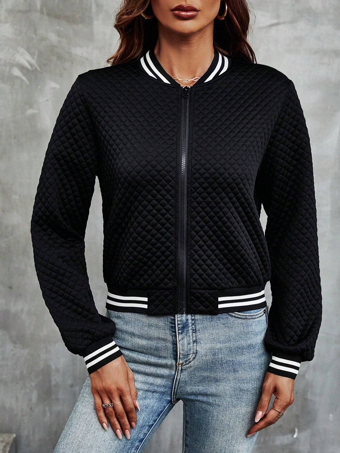 Fashionable Short Bomber Jacket