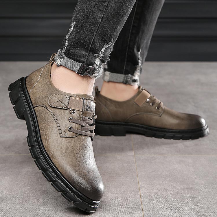 Stylish Men's Lace Up Shoes Comfortable Sole - Nocini