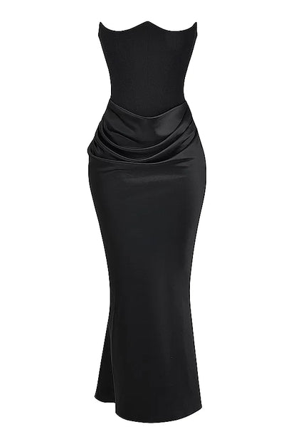 Elegant Black Formal Evening Dress