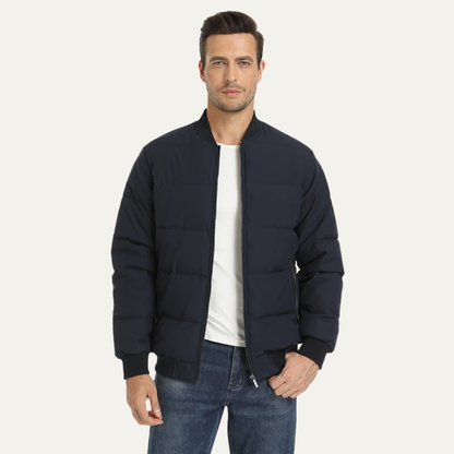 Slim Fit Men's Water Resistant Puffer Jacket