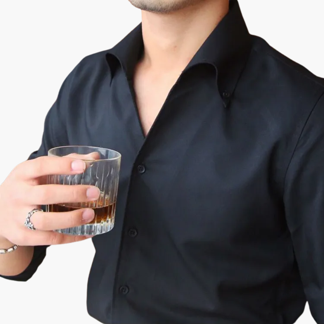 Classic Casual Shirt with Contrasting Trim