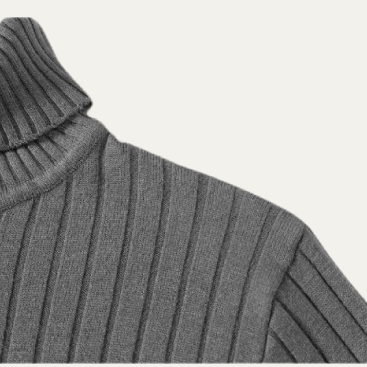 Men's Fitted Crew Neck Knitted Sweater