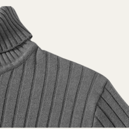 Men's Fitted Crew Neck Knitted Sweater
