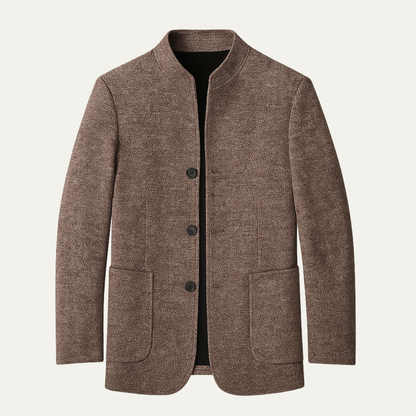 Men's Thermal Fleece Lined Smart Blazer Jacket - Nocini