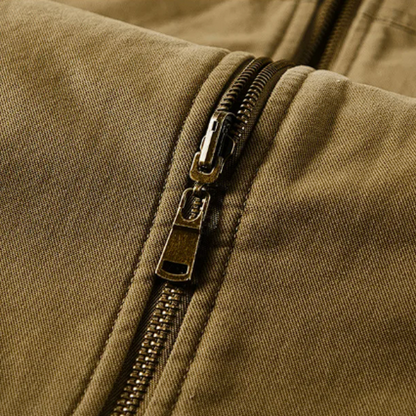 Warm Reversible Mens Fleece Bomber Jacket