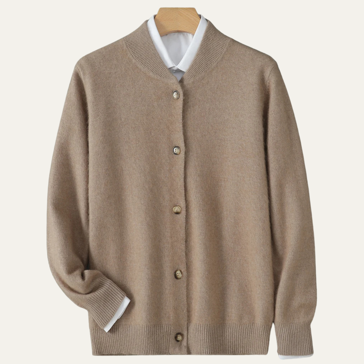 Premium Soft Men's Cashmere Knit Cardigan - Nocini