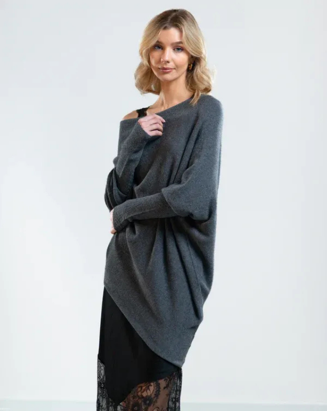 Feminine Knit Top with Bell Sleeve