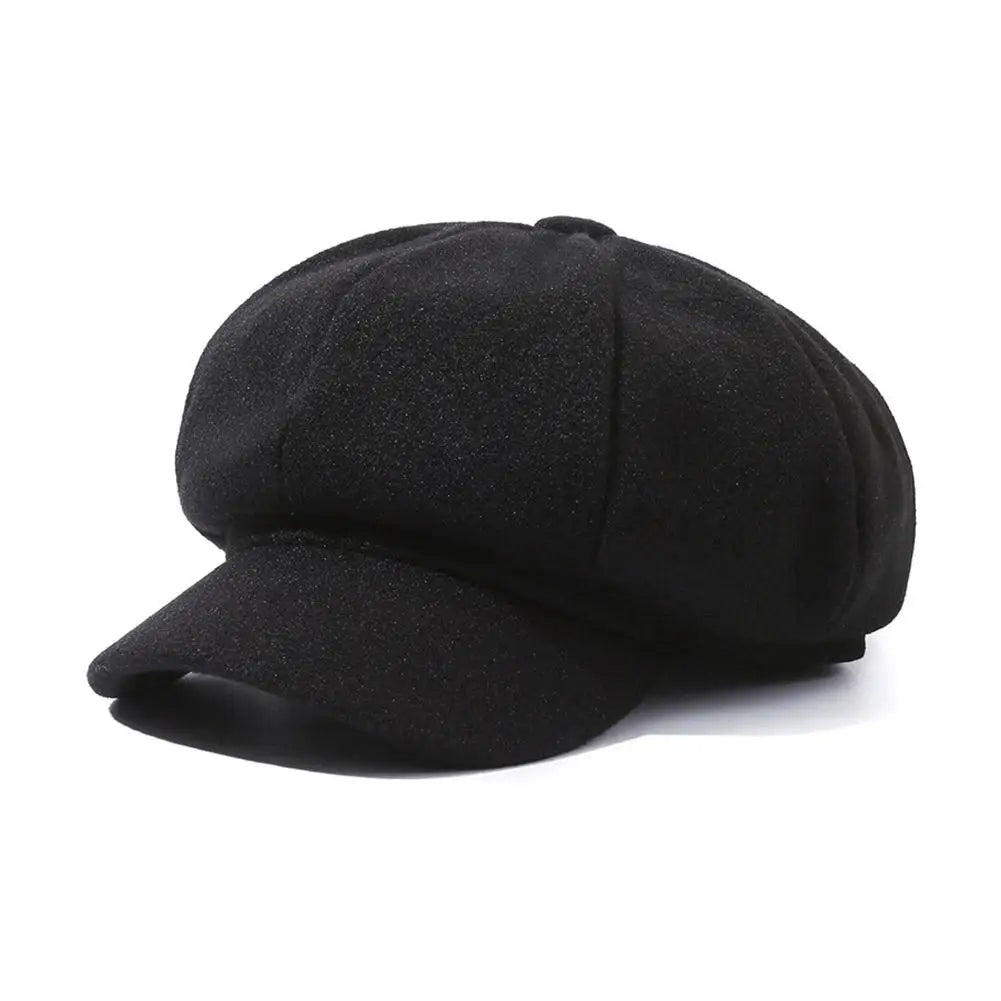 Fitted Women's Newsboy Cap - Simple Chic Design
