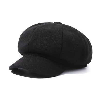 Fitted Women's Newsboy Cap - Simple Chic Design