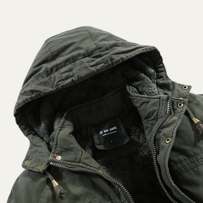 Comfy Men's Hoodie Jacket with Soft Fleece Lining