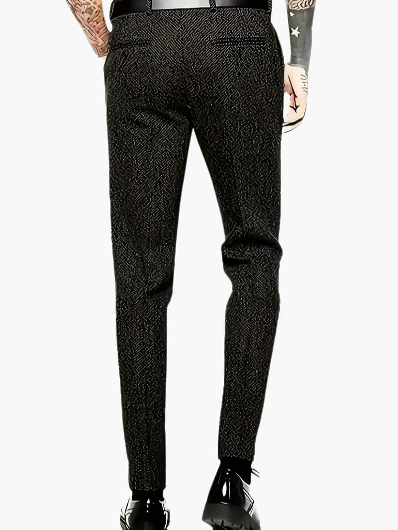 Classic Wool Pants for Men - Comfortable Slim Fit