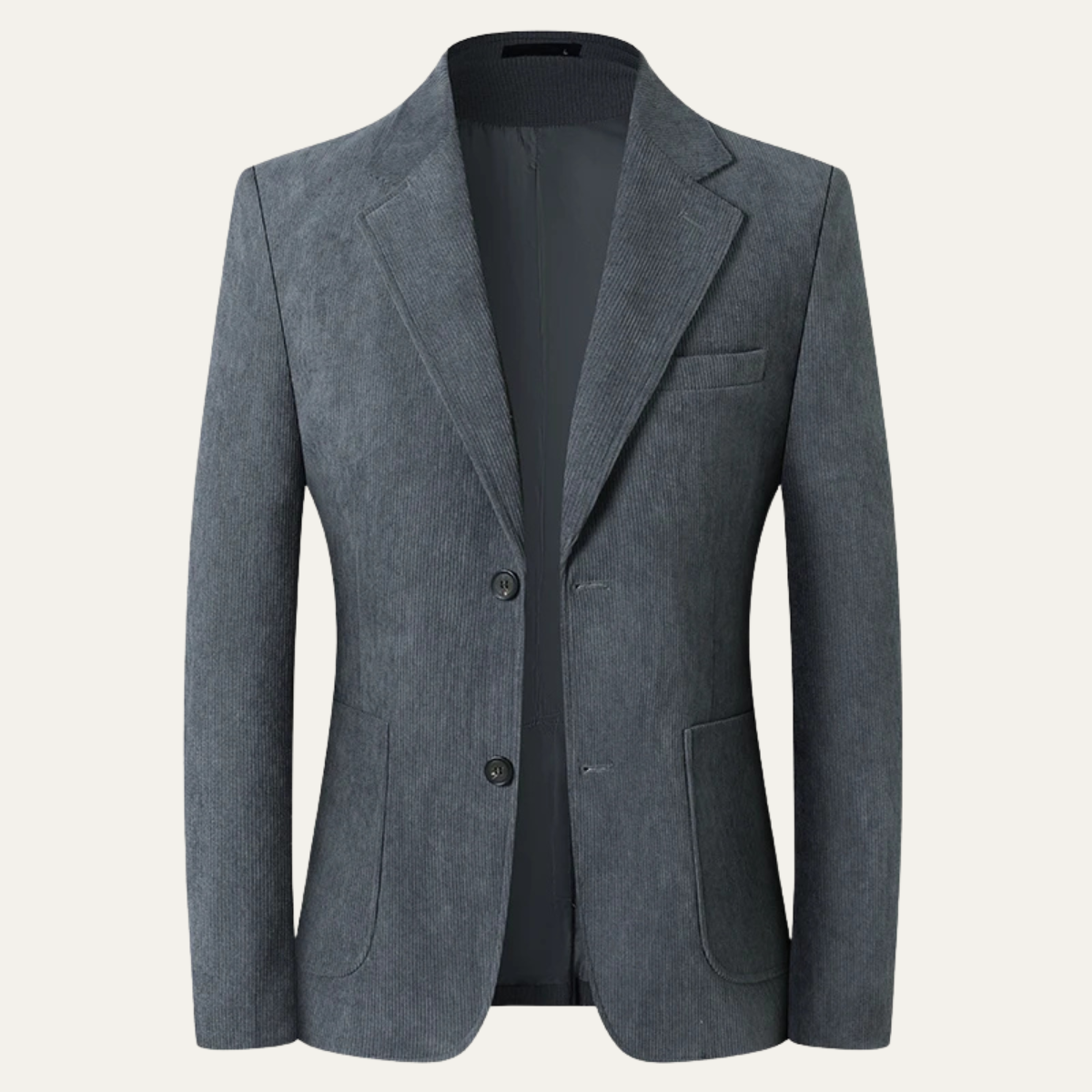 Stylish Men's Fitted Corduroy Jacket - Nocini