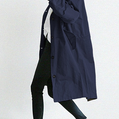 Timeless Women's Double Breasted Hooded Coat