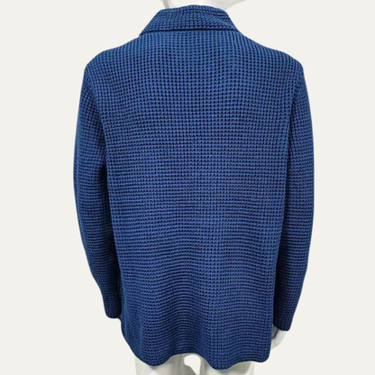Men's Relaxed Fit Crew Neck Knit Cardigan Sweater