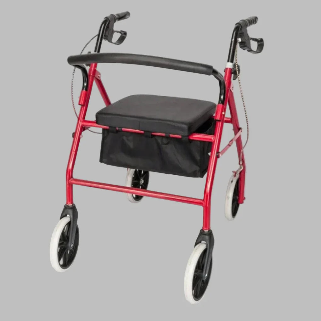 Durable Rolling Steel Walking Aid - Olytrend