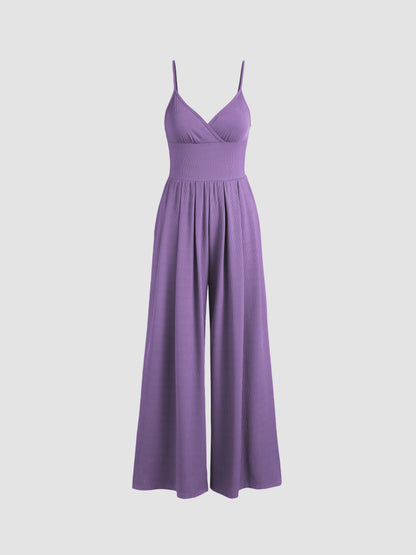 Summer Strapless Wide Leg Jumpsuit for Women