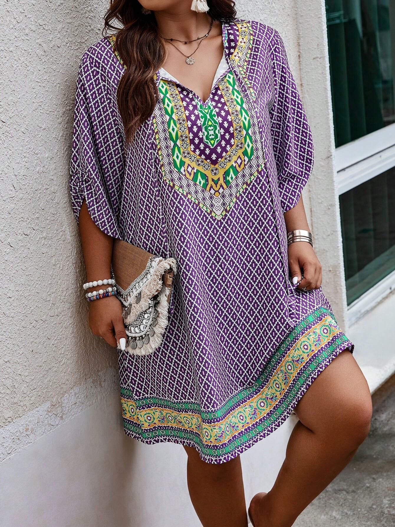 Vintage Chic Women's Dress - Nocini