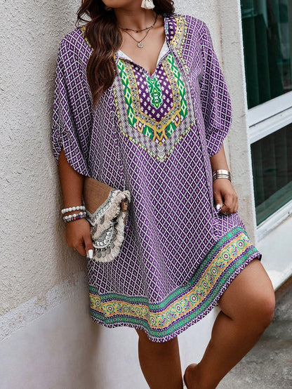 Vintage Chic Women's Dress - Nocini