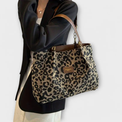 Chic Leopard Pattern Reusable Shopping Bag
