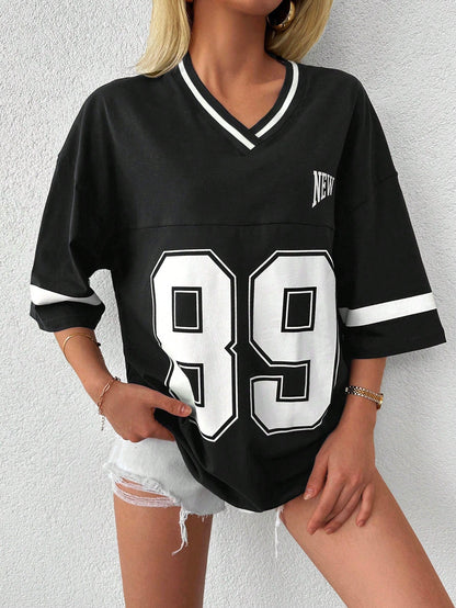 Relaxed Fit Sports Tee for Ladies - Olytrend