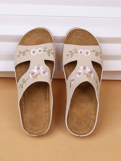 Women's Flower High Heel Sandals