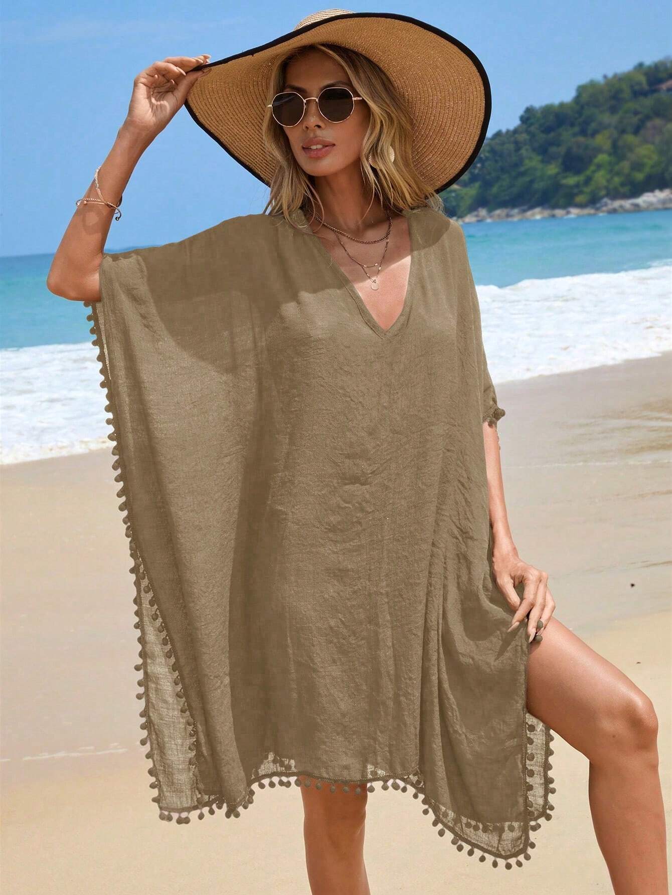 Giulia - Breathable Summer Kaftan Dress - Nocini