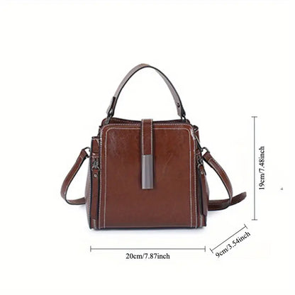 Small Genuine Leather Shoulder Bag