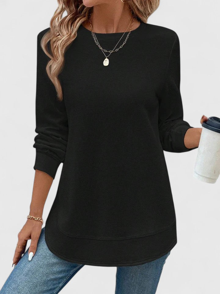 Classic Crew Neck Long Sleeve Top